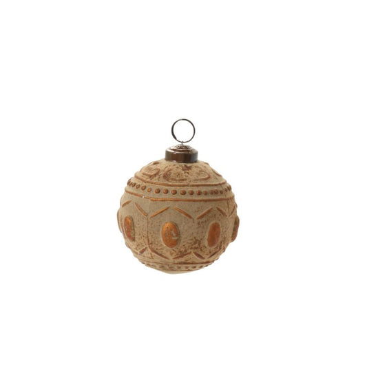 Antique Nutmeg Christmas Ornament, 2 Sizes