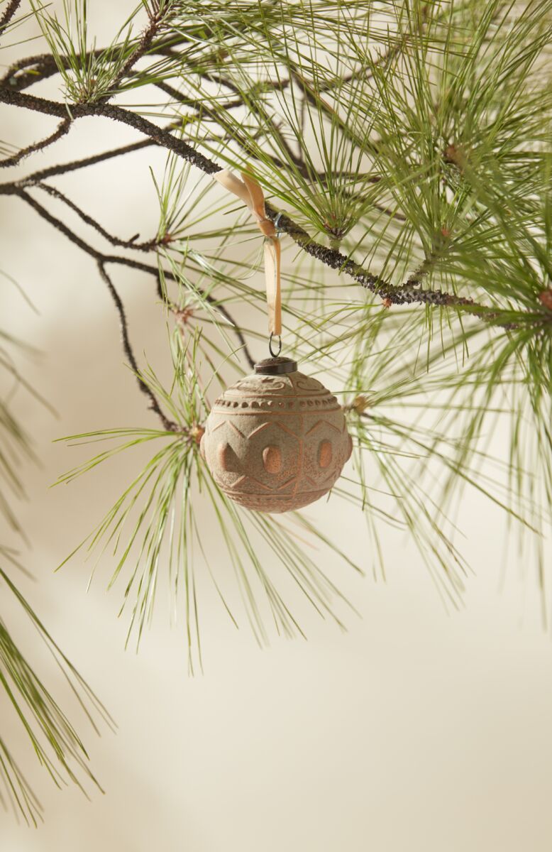 Antique Nutmeg Christmas Ornament, 2 Sizes