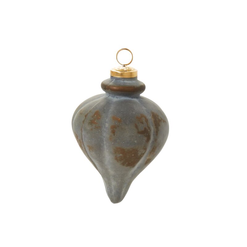 Vintage Rust Christmas Ornament, 2 Styles