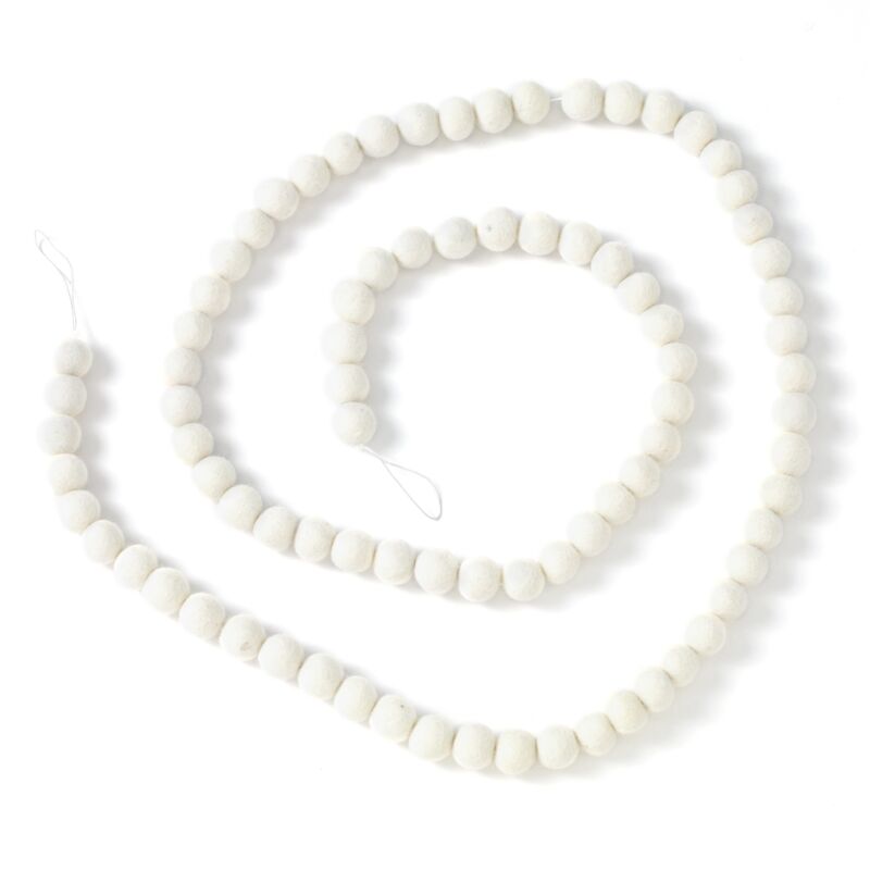Snowball Garland, 72"