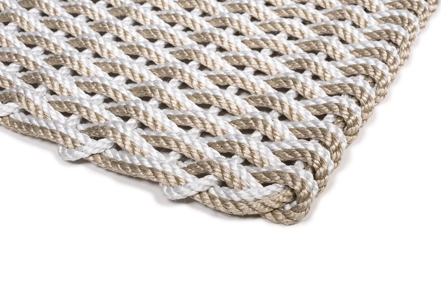 The Rope Co. Doormat, Fog Gray + Sand
