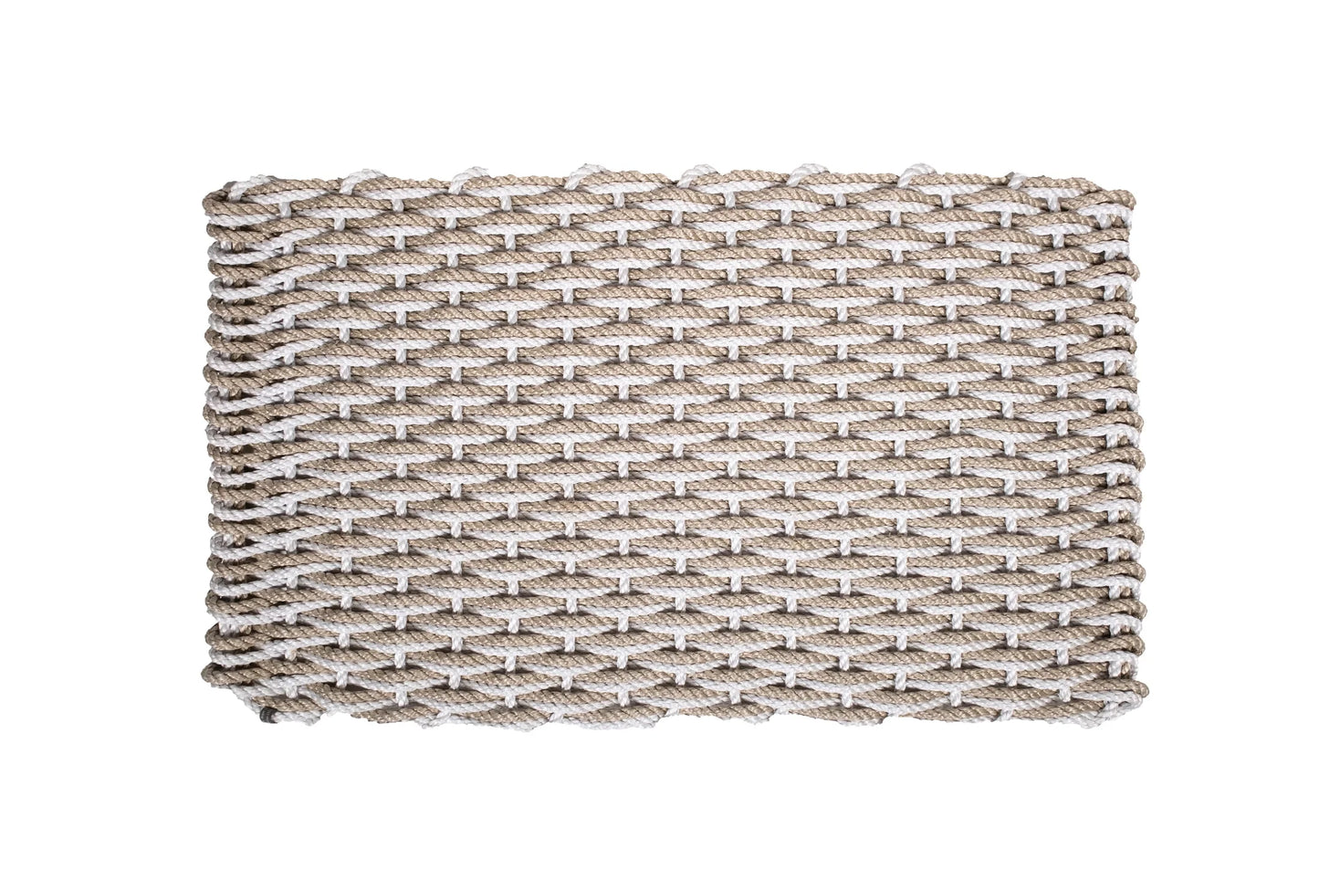 The Rope Co. Doormat, Fog Gray + Sand