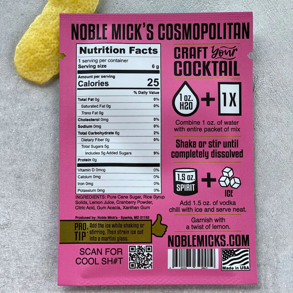 Cosmopolitan Cocktail Mix