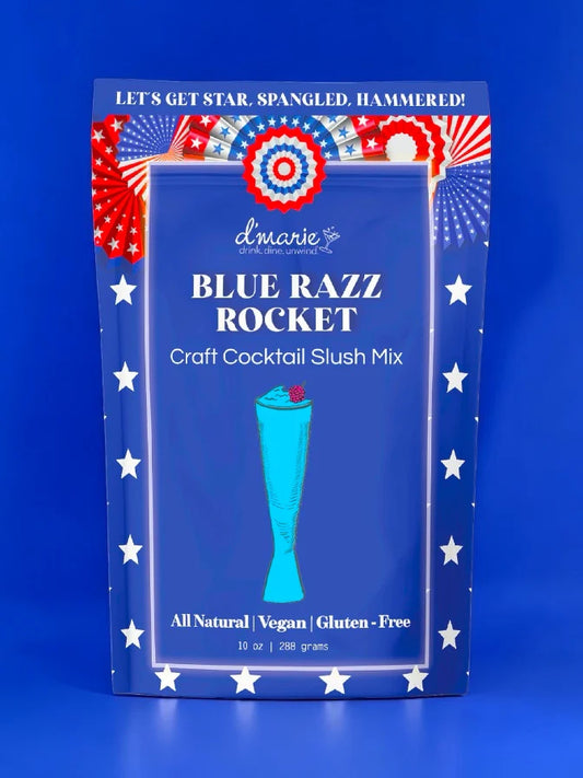Blue Razz Rocket Slush Mix