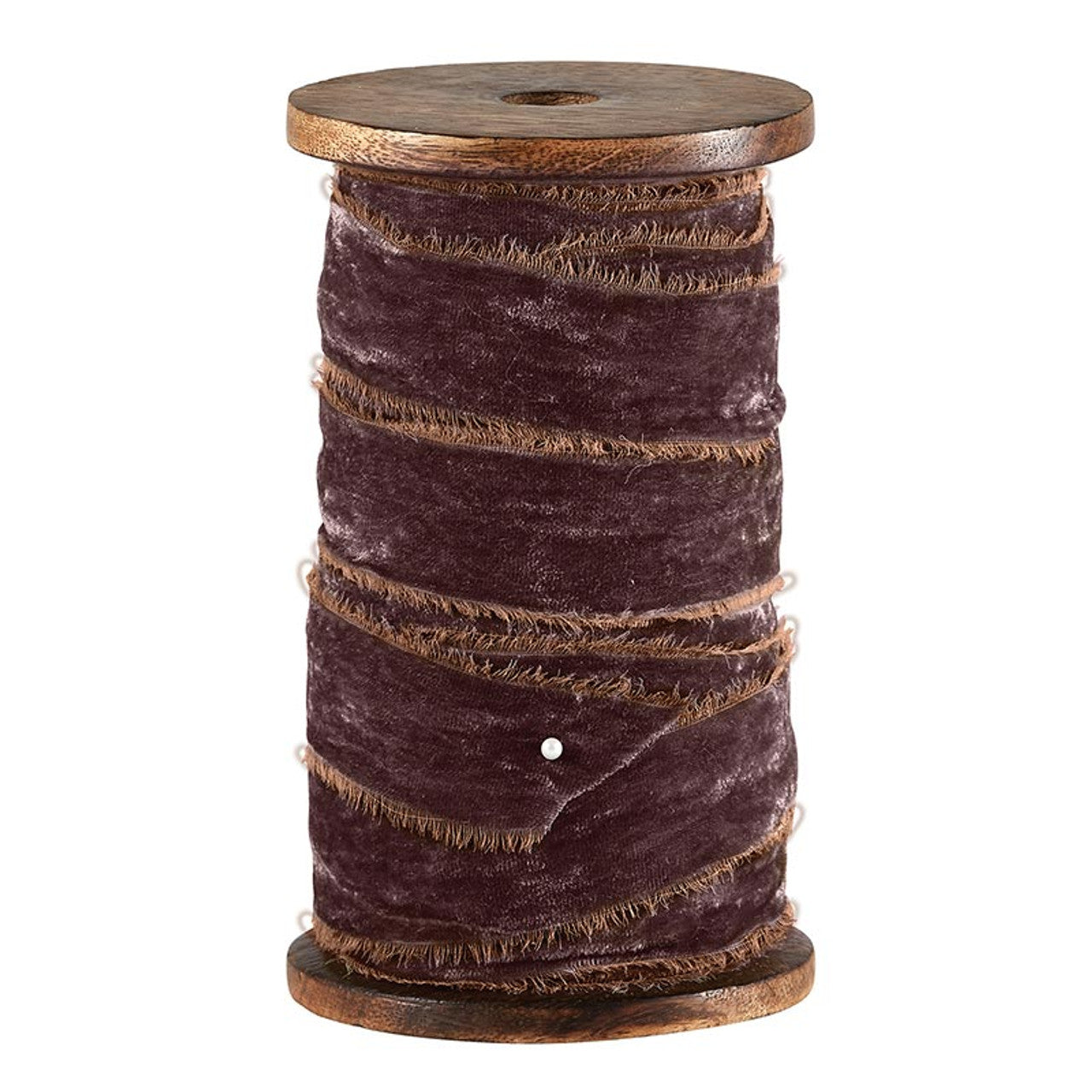 Frayed Velvet Spools