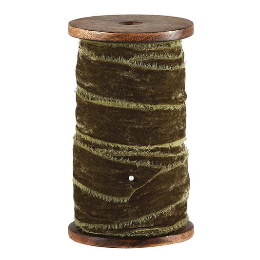 Frayed Velvet Spools