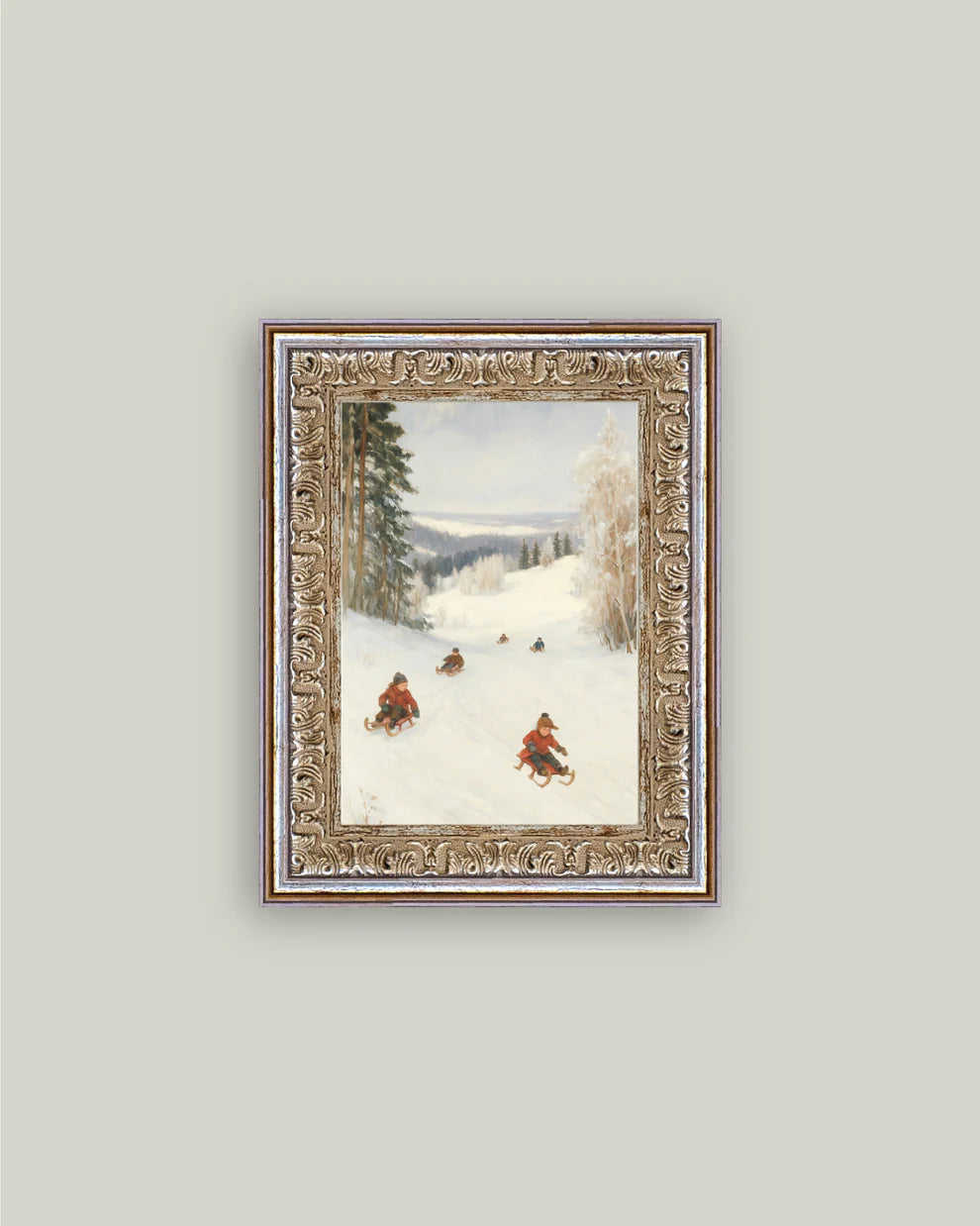 Sledding Hill 5" x 7"