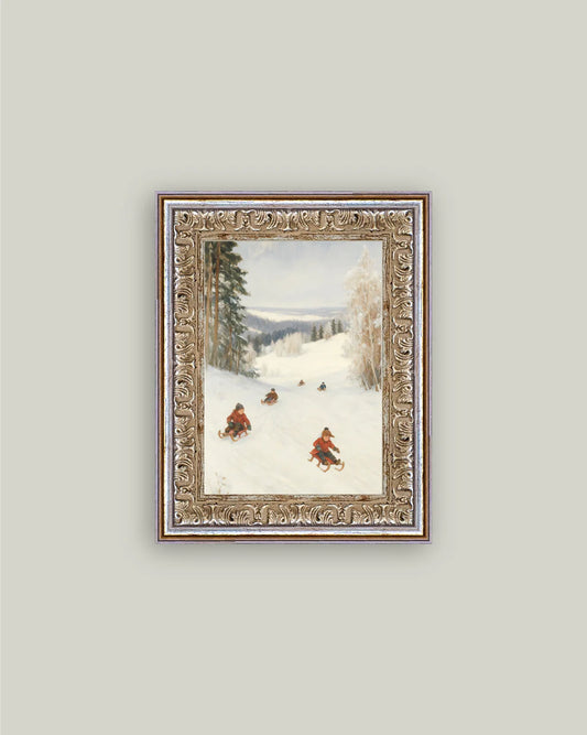 Sledding Hill 5" x 7"
