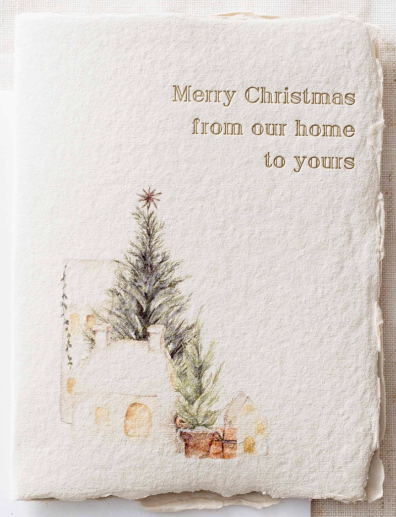 Letterpress Flat Greeting Card, Various Styles