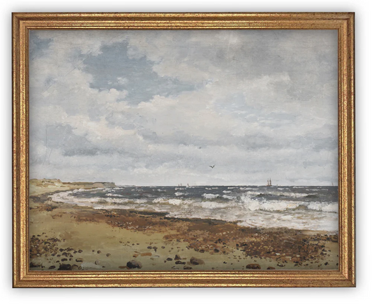Vintage Scenic Ocean Scene