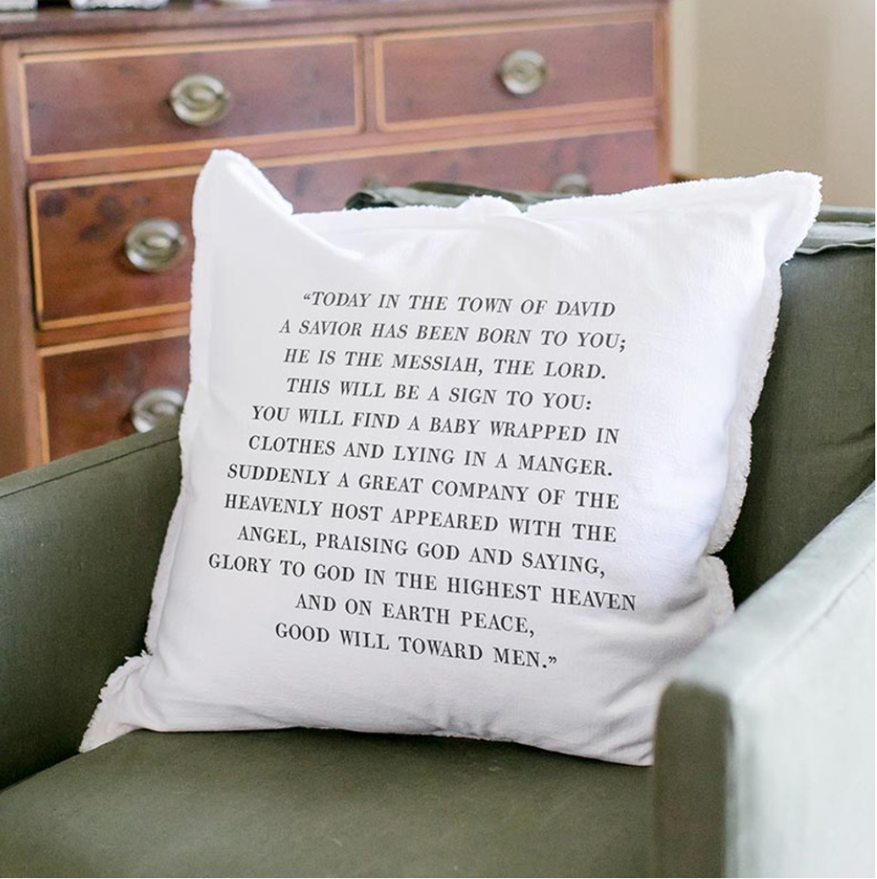Town of David Euro Pillow, 26x26