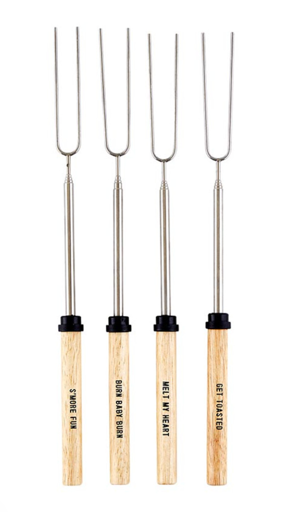 Smores Roasting Sticks, Set of 4
