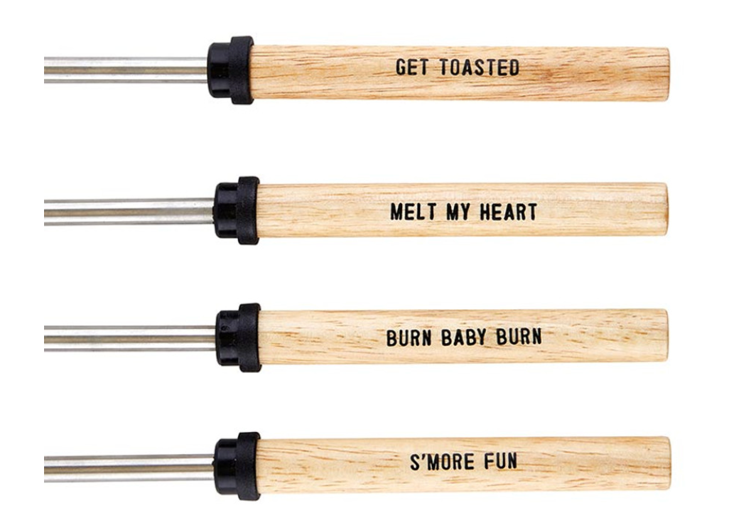 Smores Roasting Sticks, Set of 4