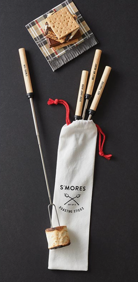 Smores Roasting Sticks, Set of 4