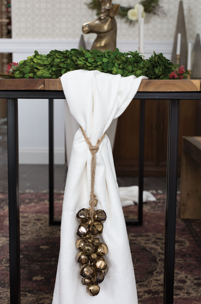 Sleigh Bells Garland 84"