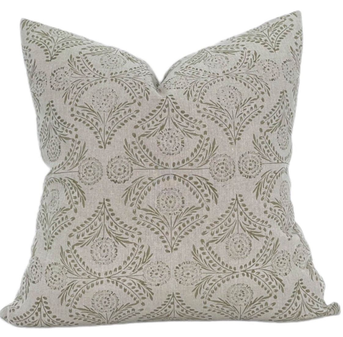 Grace Woven Floral Pillow