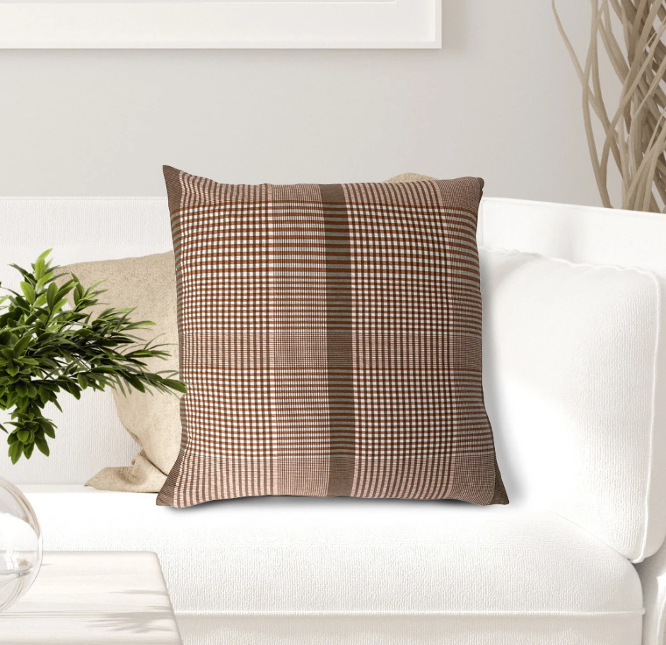 Woven Cotton Pillow 28"