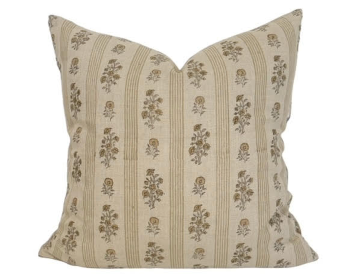 Ema Woven Floral Pillow