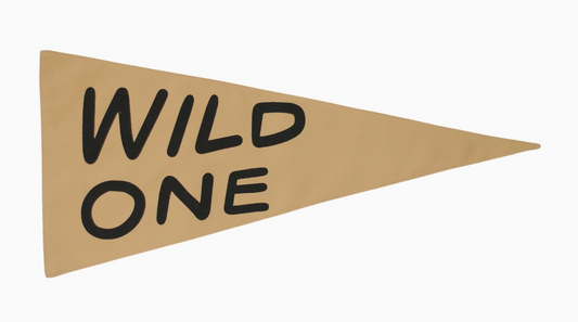 Wild One Canvas Pennant