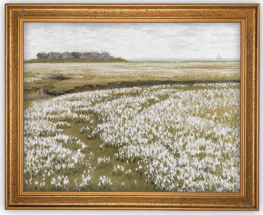 Vintage Spring Floral Scene