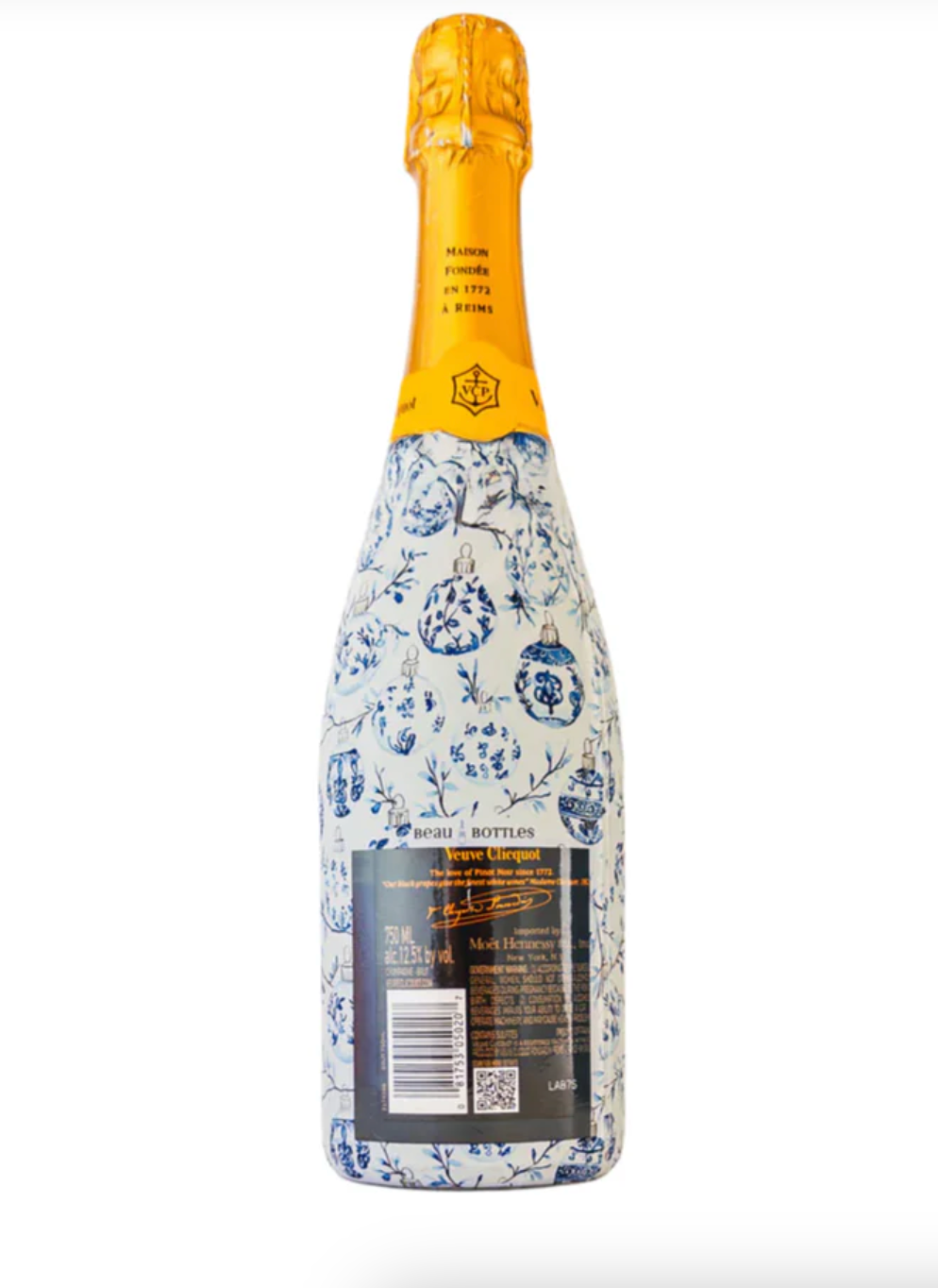 Beau Bottles Limited Edition Blue Ornaments - Veuve Clicquot Edition