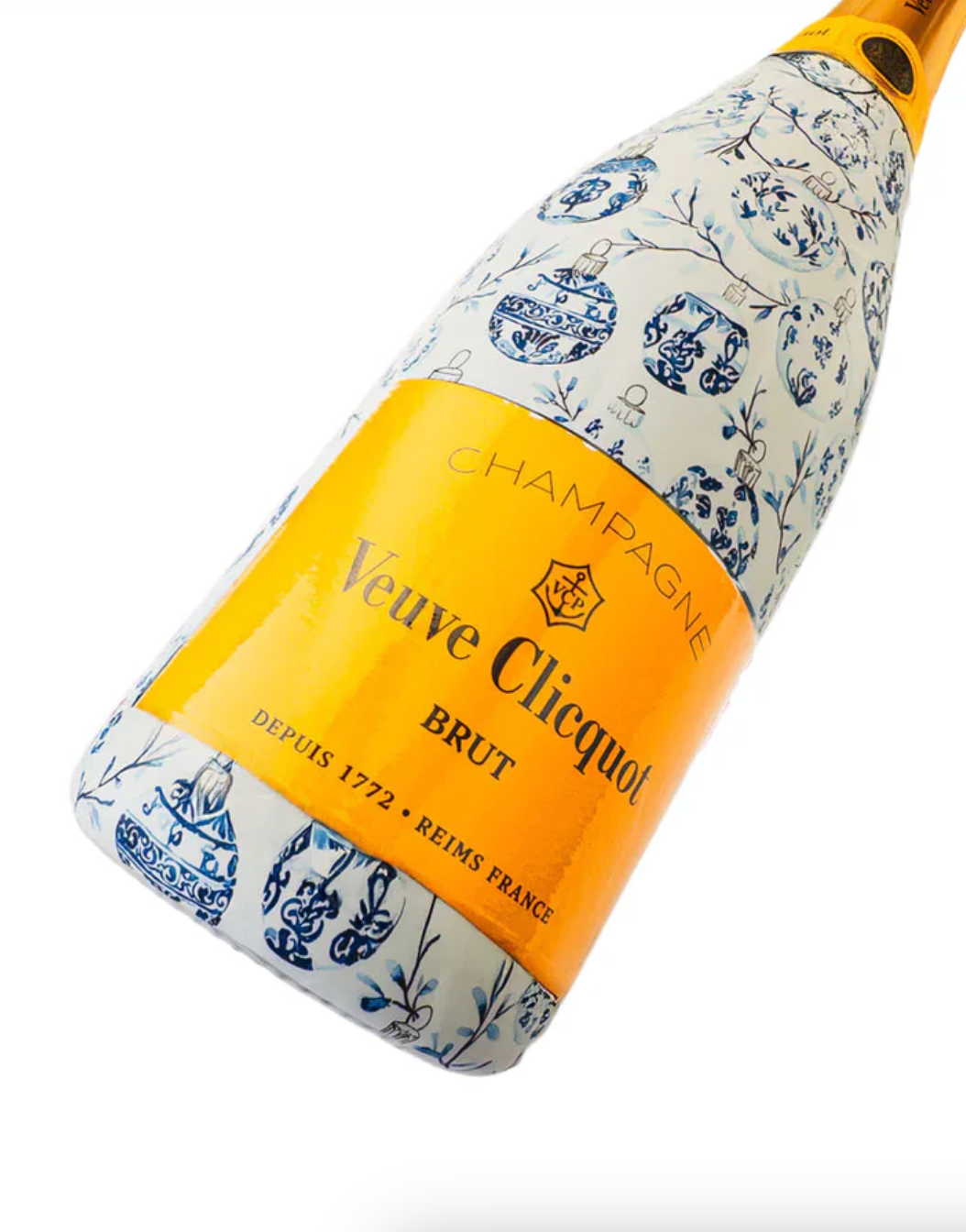 Beau Bottles Limited Edition Blue Ornaments - Veuve Clicquot Edition