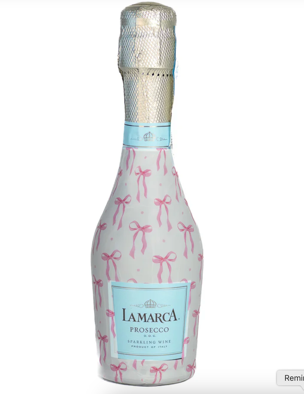 Beau Bottles Pink Bows - MINI La Marca Edition - Six Pack