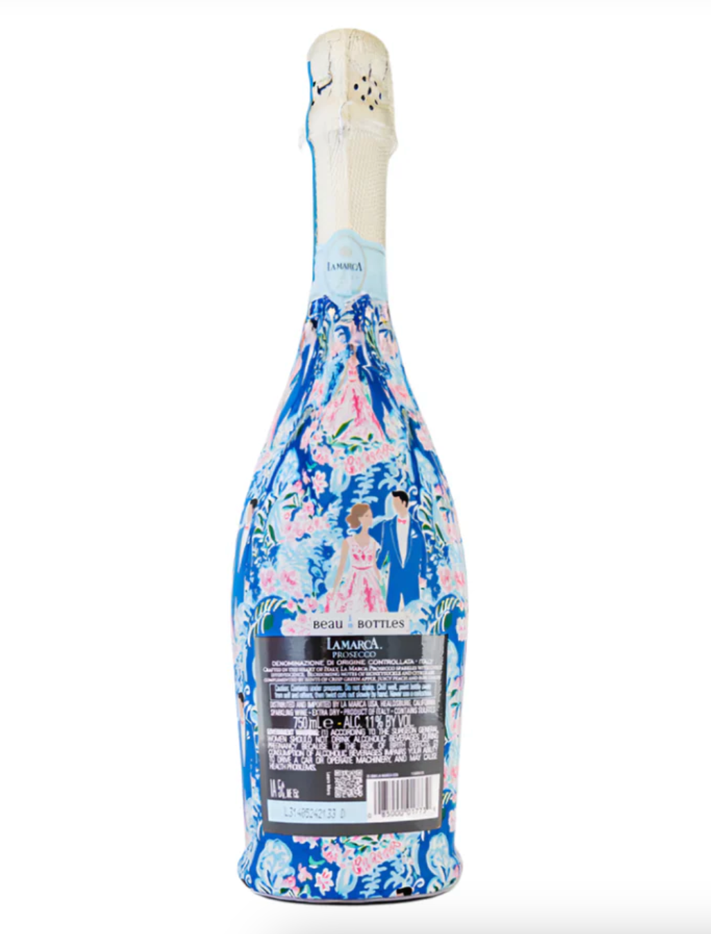 Beau Bottles Preppy Bride and Groom - La Marca Edition
