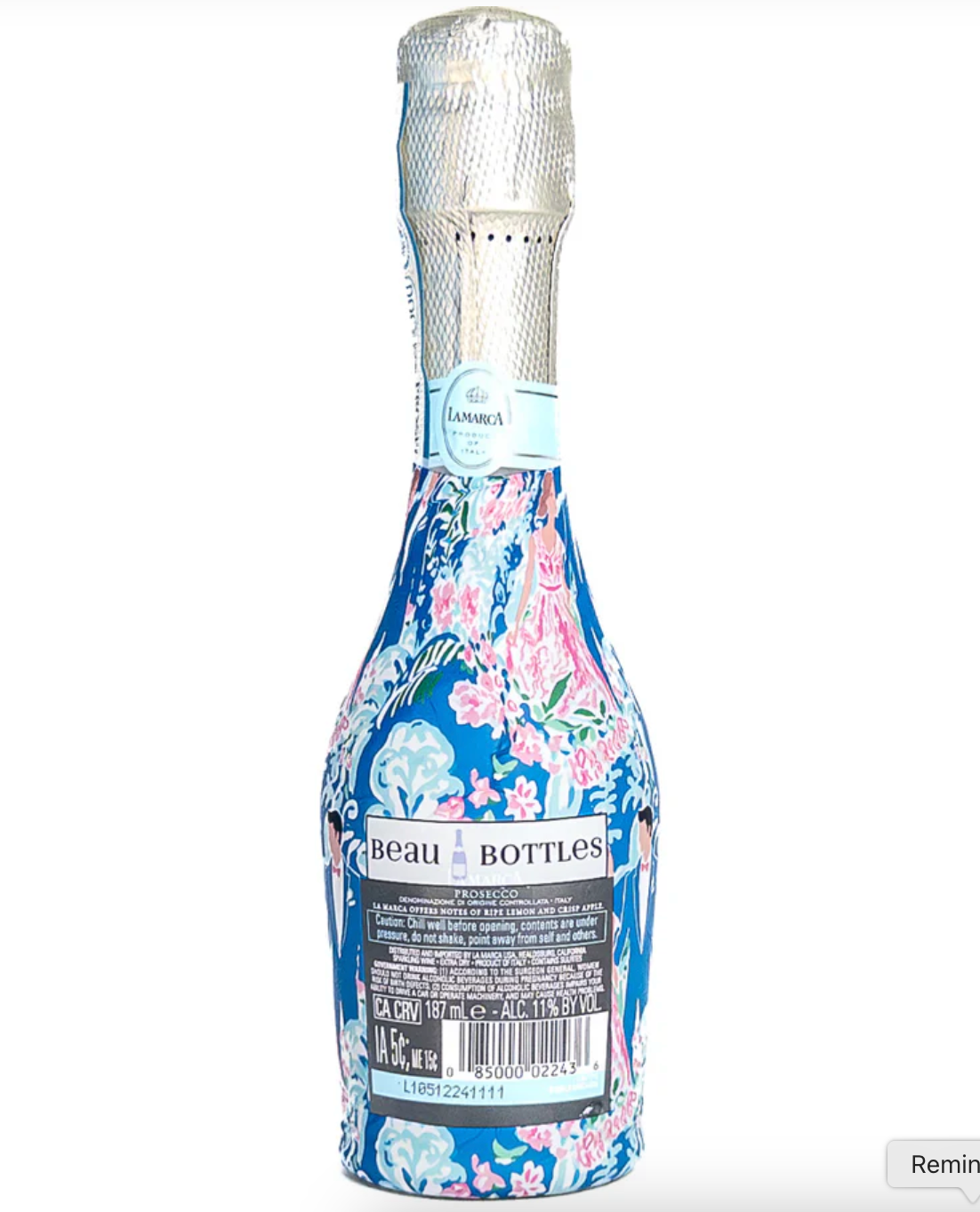 Beau Bottles Preppy Bride and Groom - MINI La Marca Edition - Six Pack