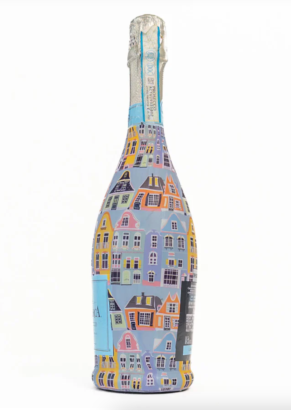 Beau Bottles Blue Row Houses - La Marca Edition