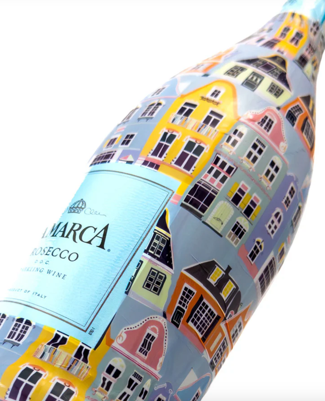 Beau Bottles Blue Row Houses - La Marca Edition