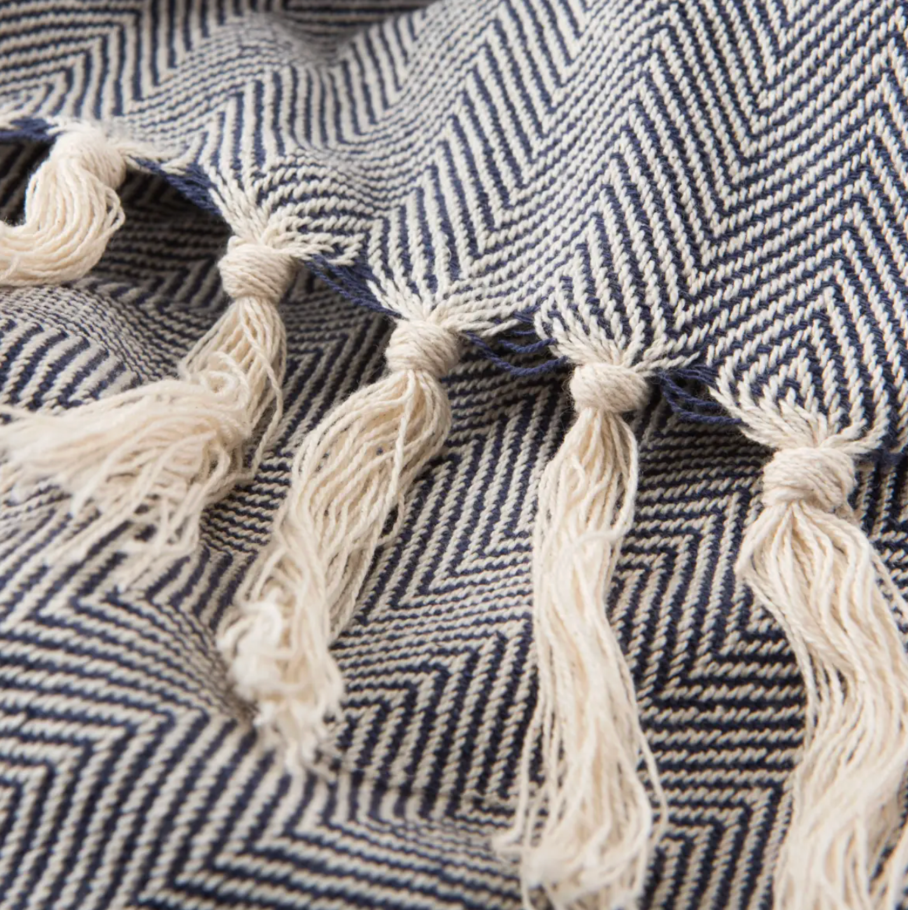 Seabreeze Cotton Throw Blanket