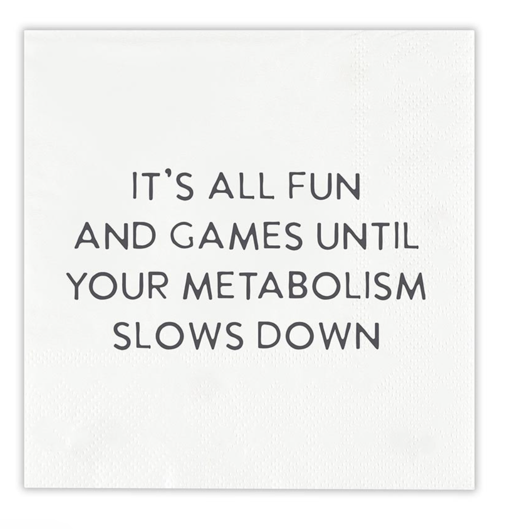 Cocktail Napkins - Fun and Games Metabolism, 20ct
