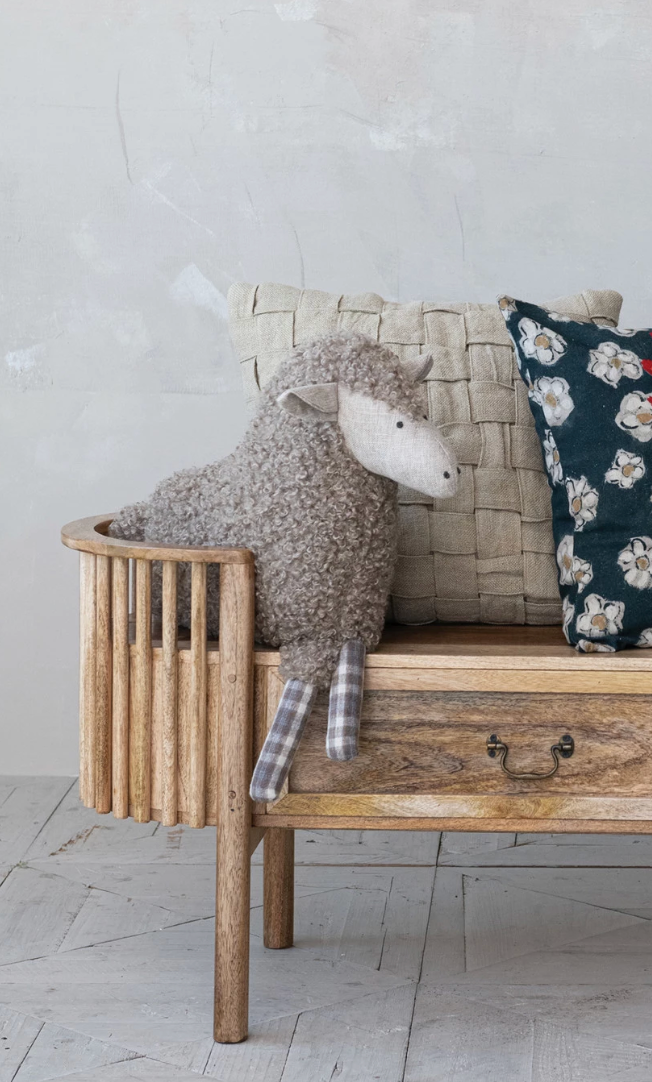 Basket Weave Cotton Pillow