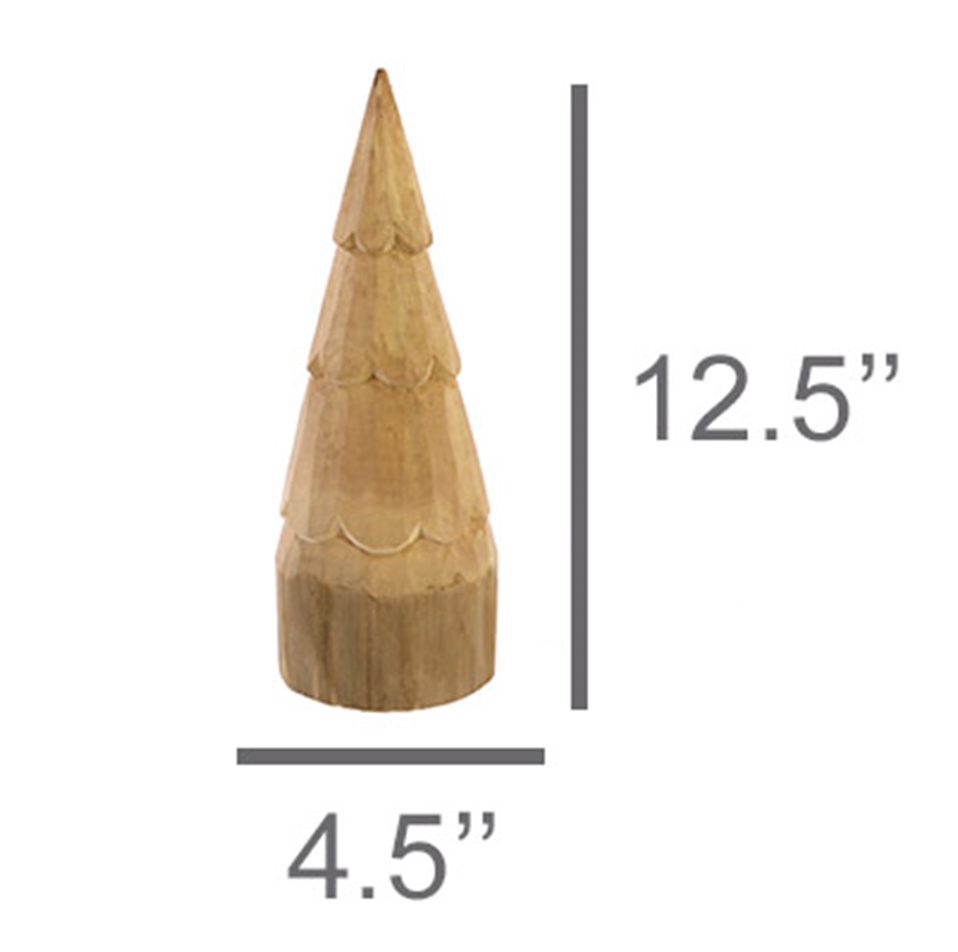 Carved Primitive Tree, 2 Sizes