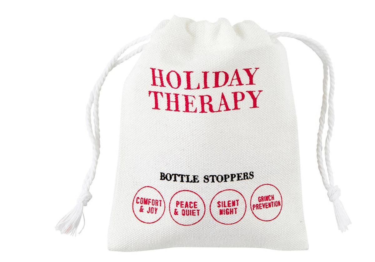 Holiday Wine Stoppers, Set of 4