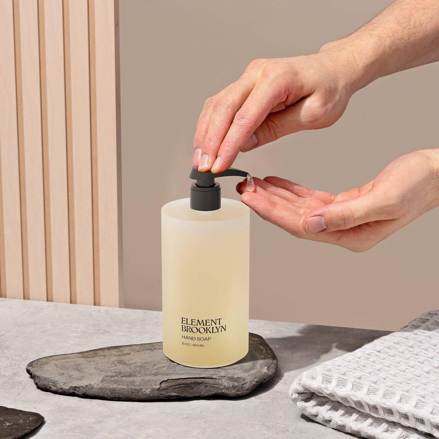 Reusable Hand Soap Dispenser by Element Brooklyn