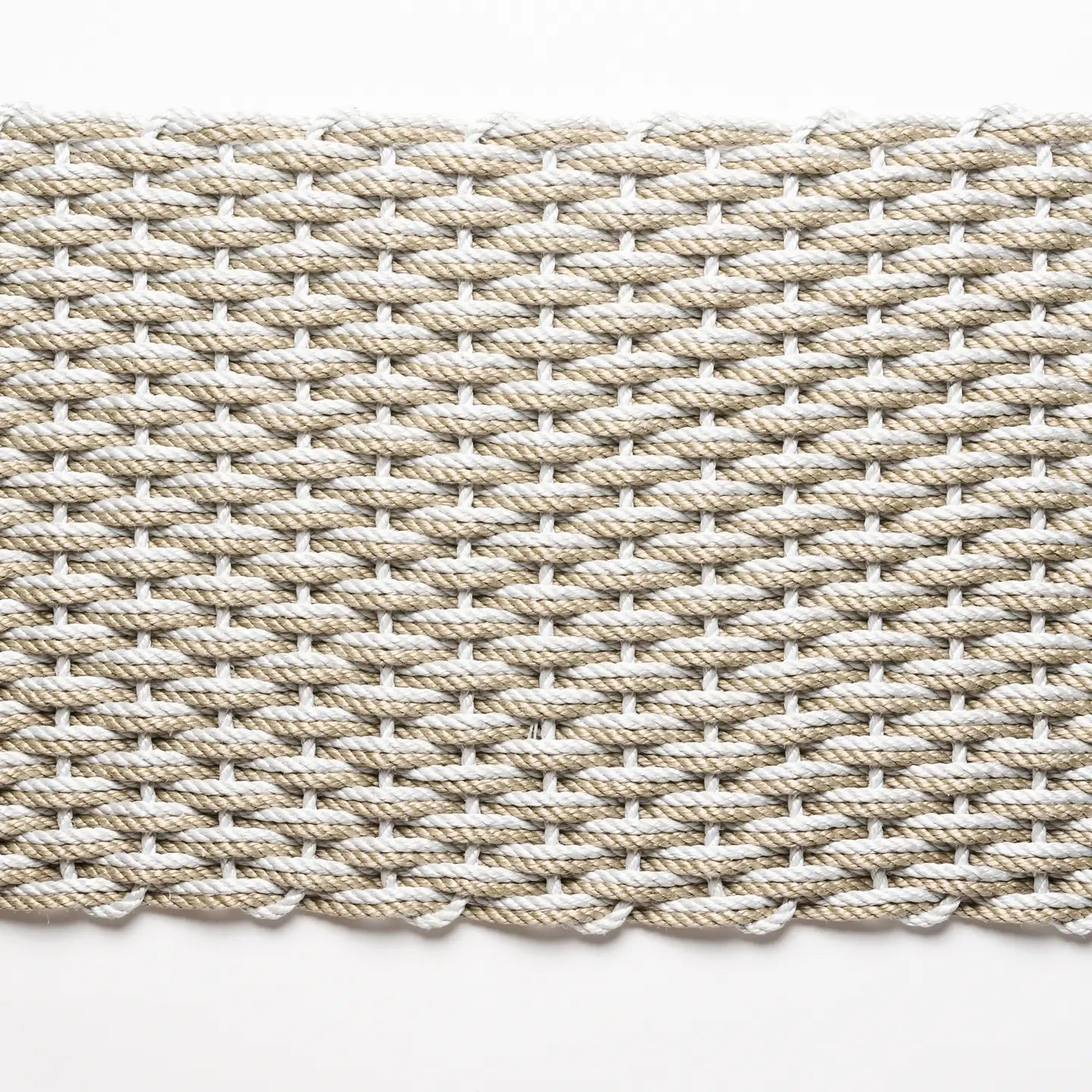 The Rope Co. Doormat, Fog Gray + Sand