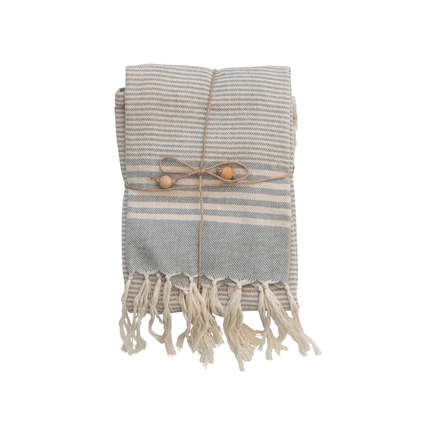 Striped Cotton Tea Towels, Set of 3