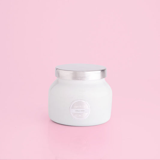Capri Blue Volcano White Jar, 8oz