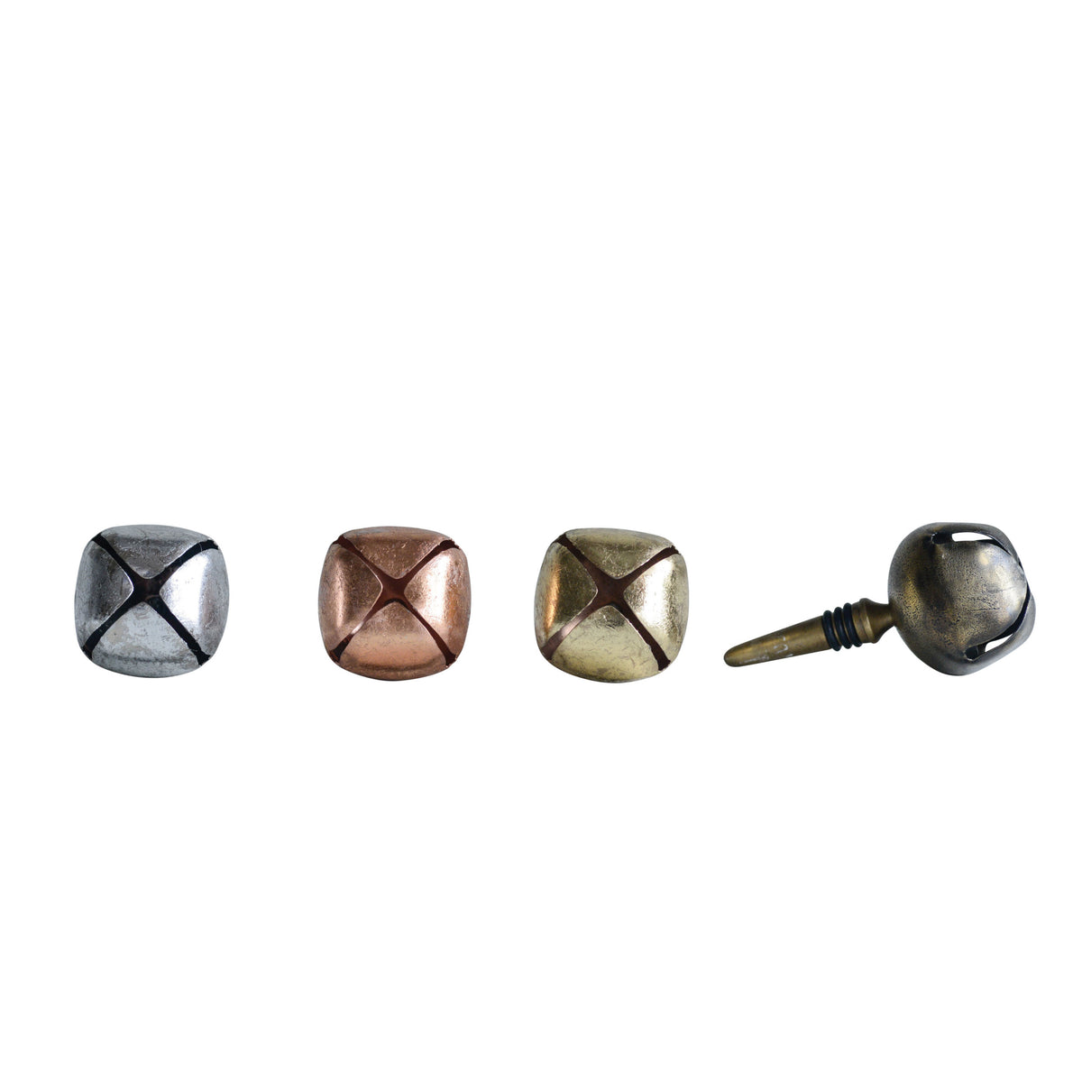 Metal Wine Bottle Stopper with Jingle Bell