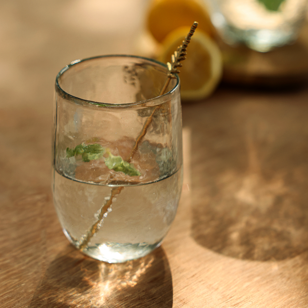 12oz Pebbled Glass