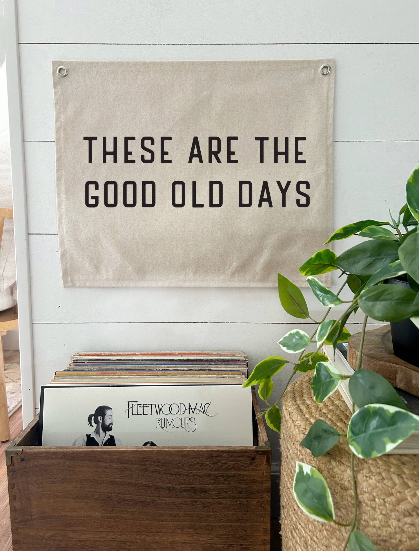 Good Old Days Canvas Banner