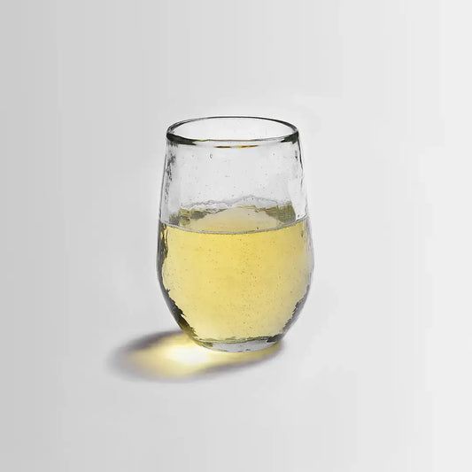 8oz Pebbled Glass