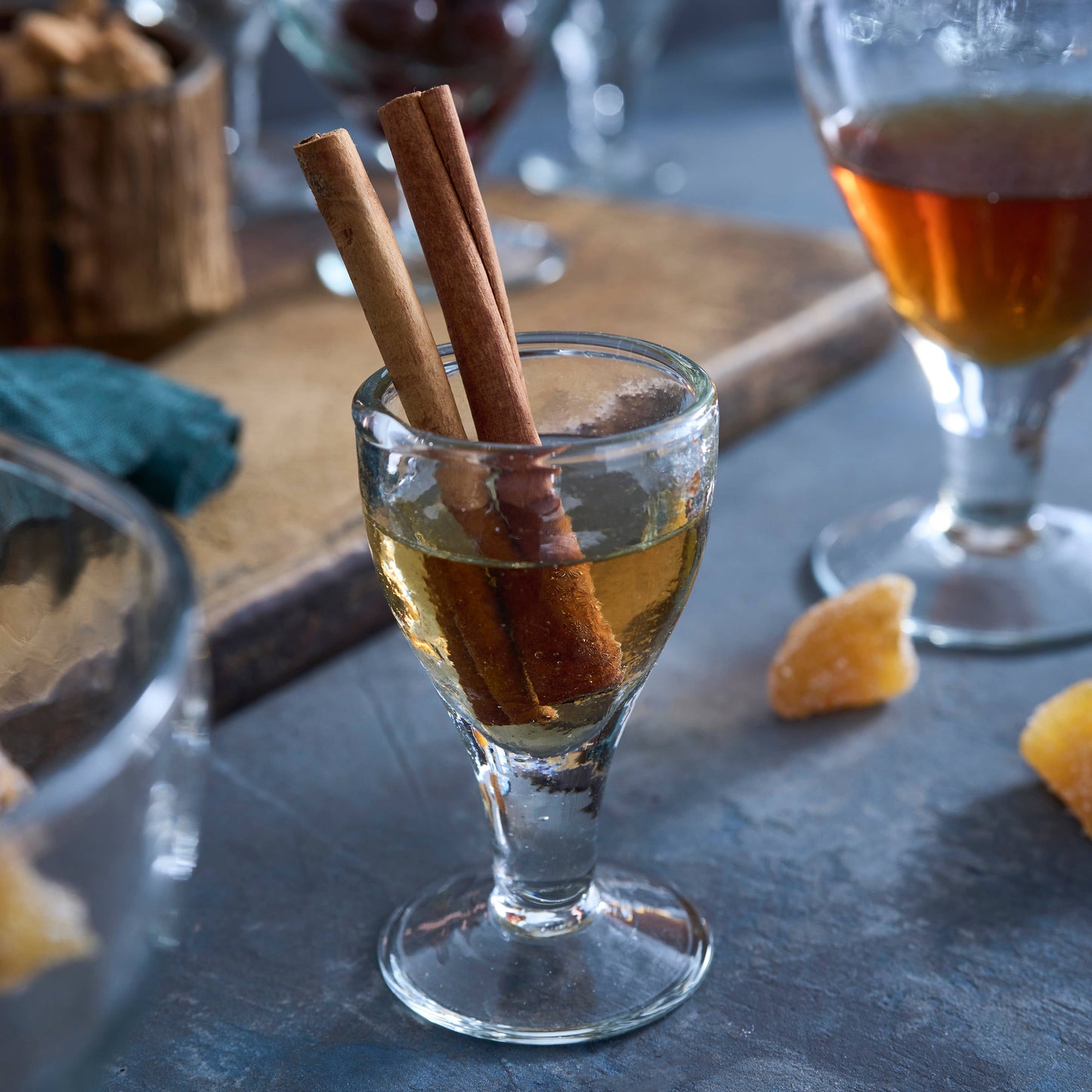Pebbled Footed Shot Glass