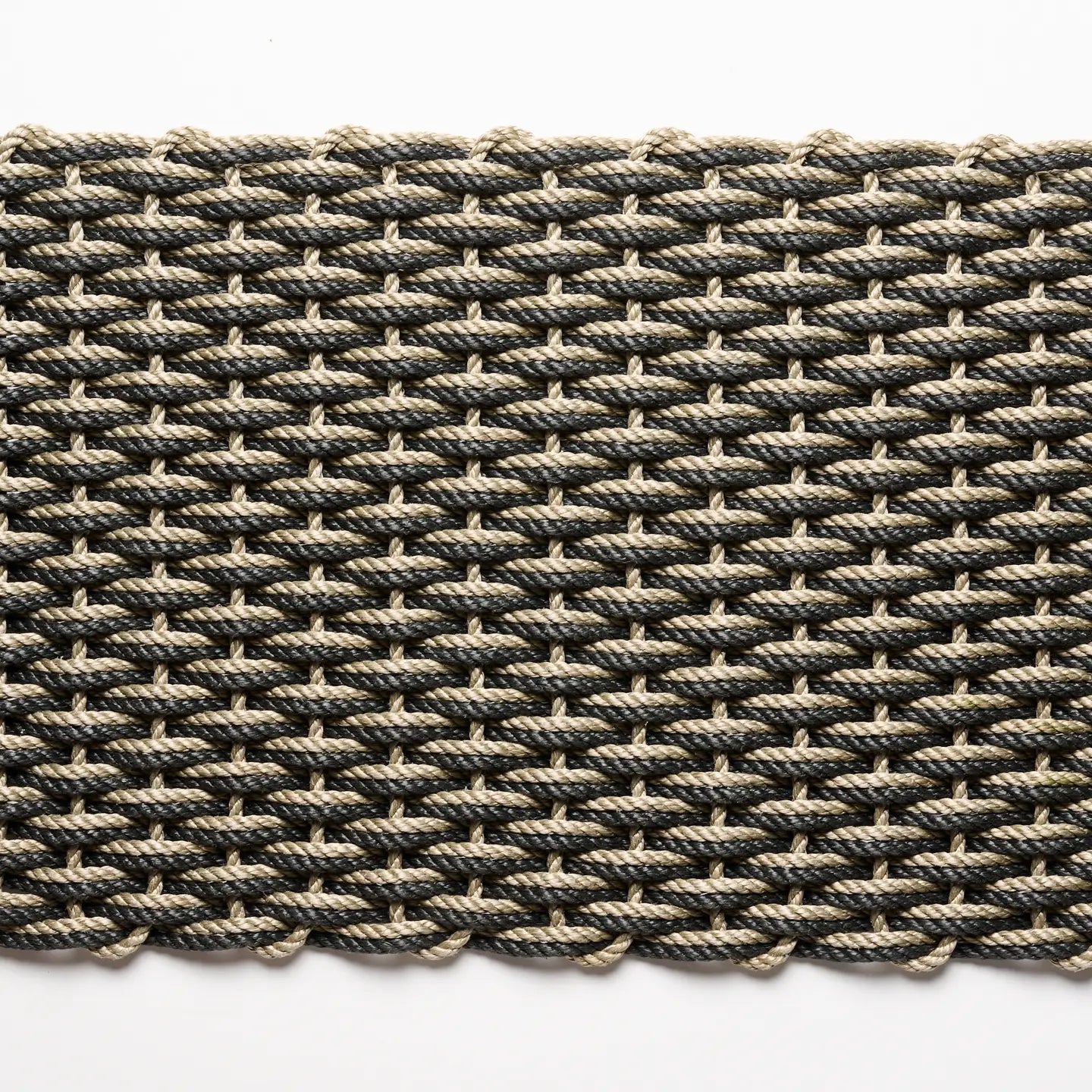 Sand + Charcoal Doormat by Rope Co.