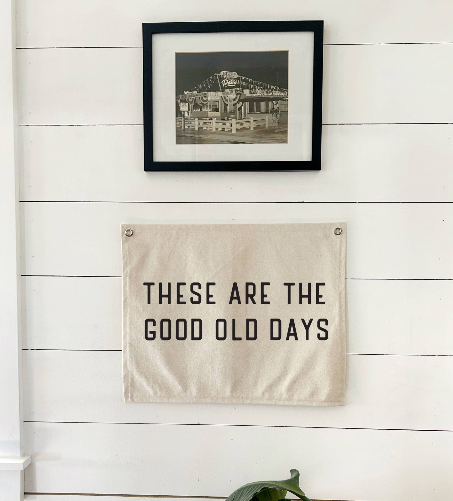 Good Old Days Canvas Banner