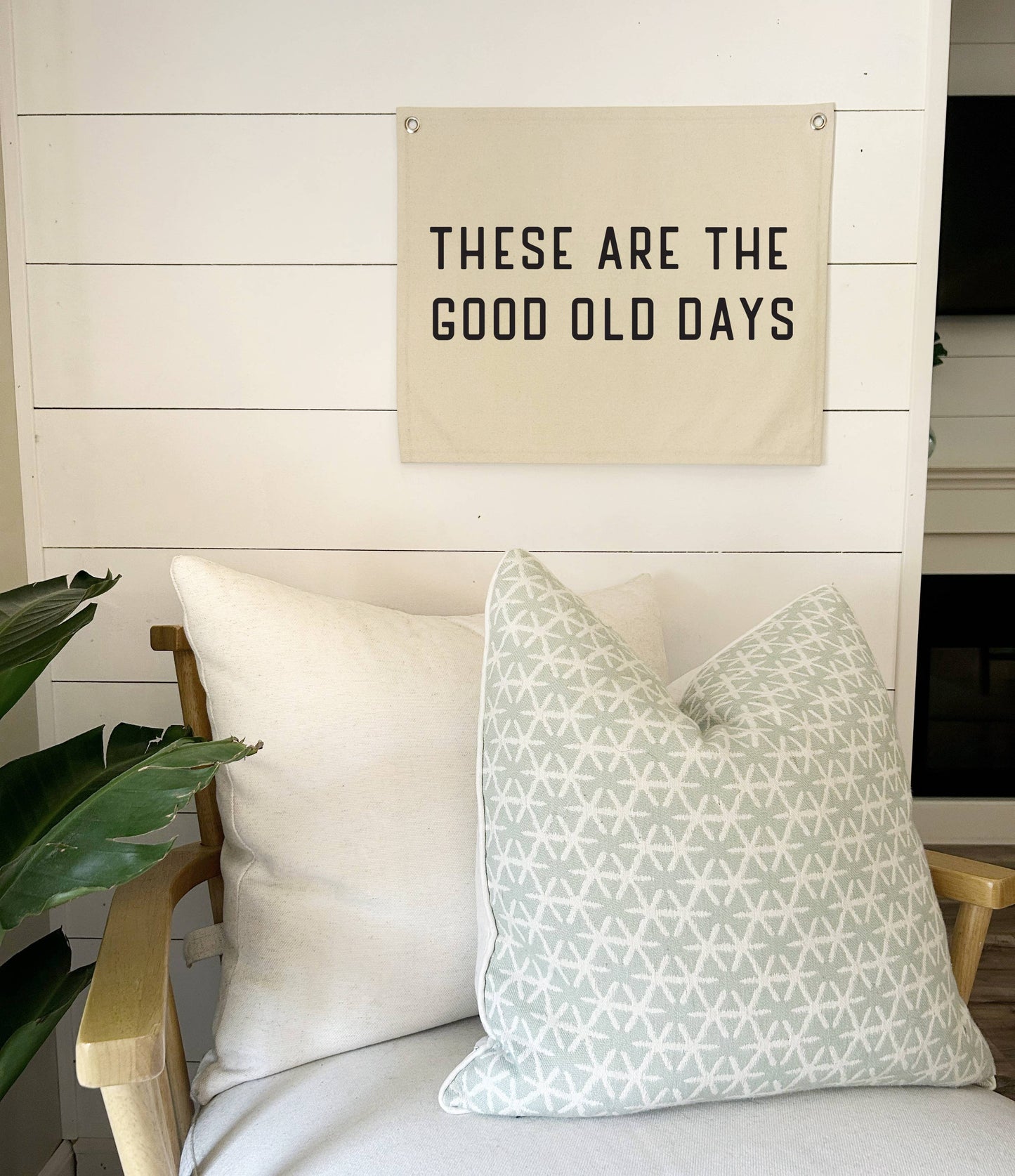 Good Old Days Canvas Banner