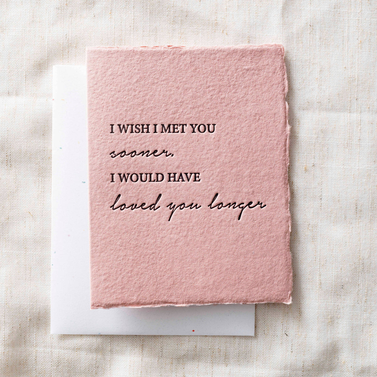 Loved You Longer Wedding Card