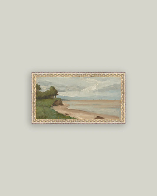 Beach Near Etretat 20"x11"